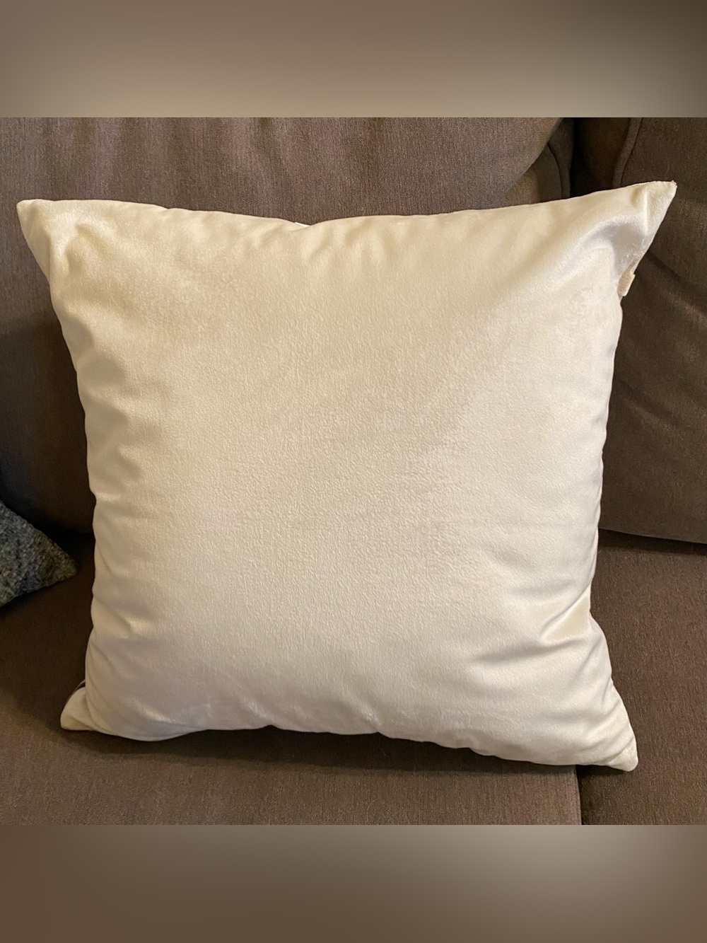 4 Pillow Covers 18x18 Textured Velvet Geometric Pattern Cream Beige Brown Coffee - Picture 4 of 6